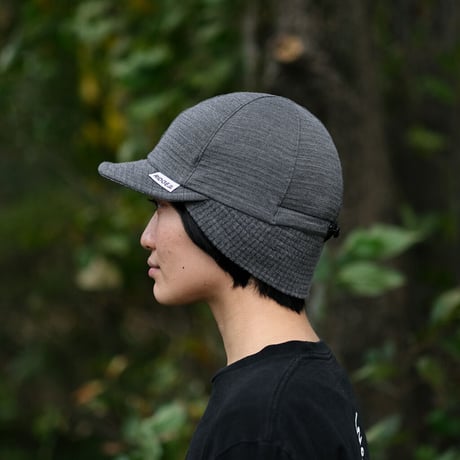 【RIDGE MOUNTAIN GEAR】 Grid Merino Earmuff Cap