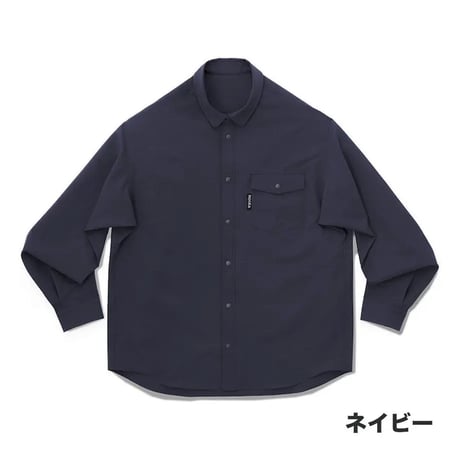 【RIDGE MOUNTAIN GEAR】Poly Basic Long Sleeve Shirt