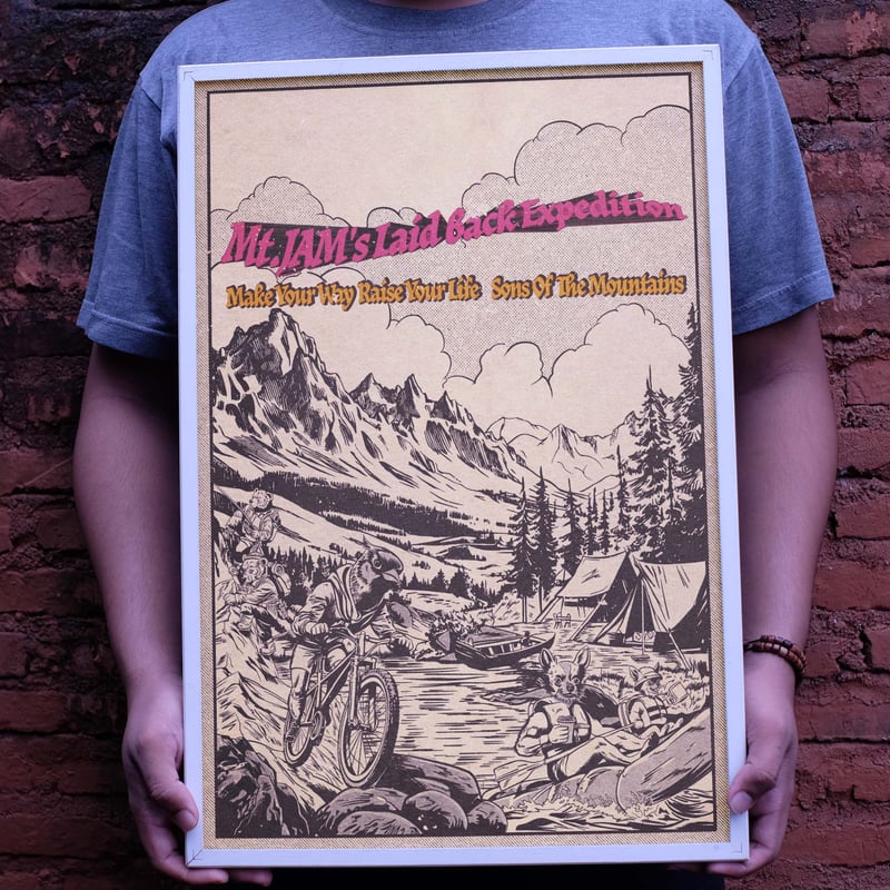 □一点購入の方専用□JAMvek-POSTER MODEL：Mt.JAM's Laid bac