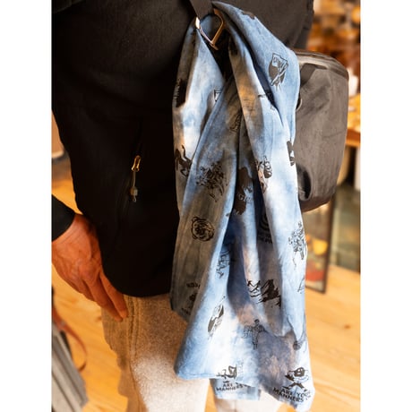 【IST IST xMOUNTAIN JAM】Botanical dye Tenugui