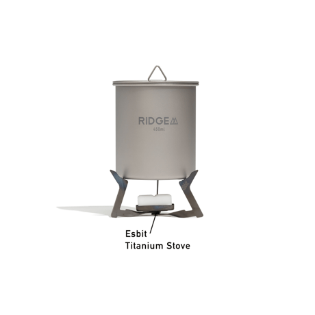 【RIDGE MOUNTAIN GEAR】TITANIUM MUG 450ml