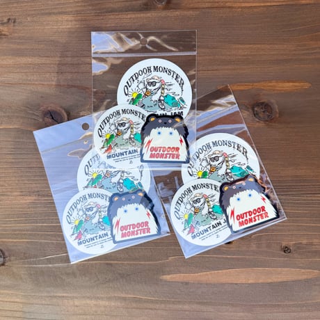 OUTDOOR MONSTER -Sticker Pack-