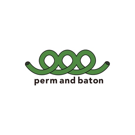 【perm and baton】Center Zip SACK M