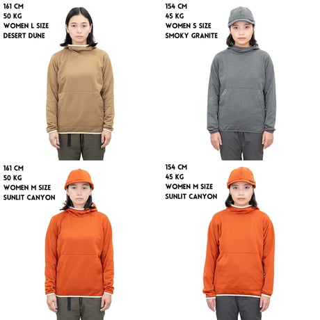 【RIDGE MOUNTAIN GEAR】Power Stretch Pull Hoodie