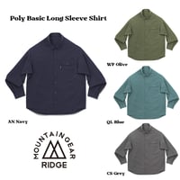 【RIDGE MOUNTAIN GEAR】Poly Basic Long Sleeve Shirt