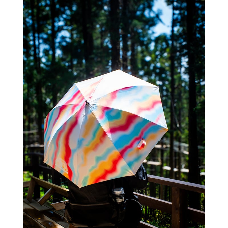 Tabi Shade Lite – Marble Drift｜超軽量・遮光・晴雨兼用傘 | M