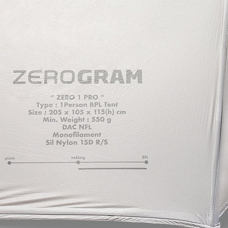 【ZEROGRAM】-ZERO1 Pro-　数量限定【専用フットプリント付き】