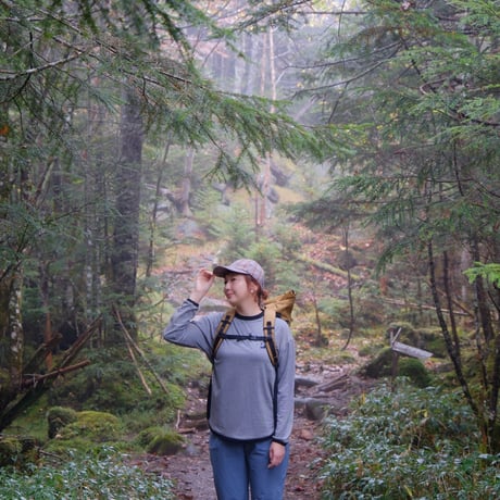 【MOUNTAIN DAISY PRODUCTS】 Hike Border NAGASODE Tee