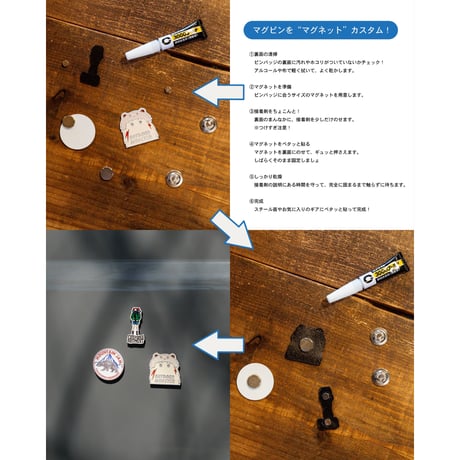 -Magnetic Pin Badge-