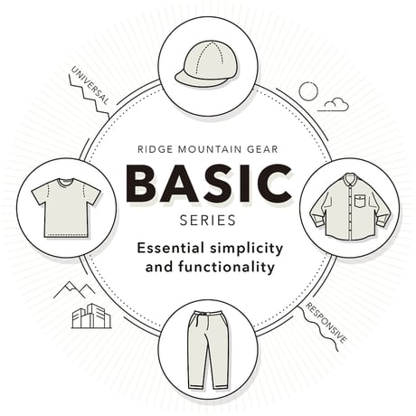 【RIDGE MOUNTAIN GEAR】　Basic Cap　2026