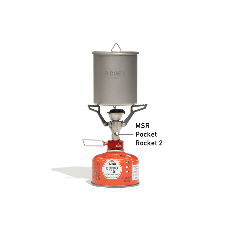 RIDGE MOUNTAIN GEAR】TITANIUM MUG 450ml | MOUNT