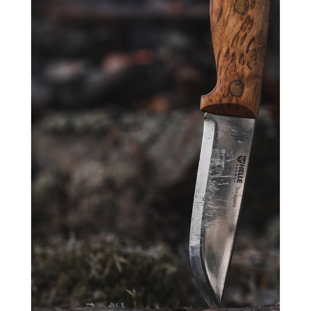 HELLE】 TEMAGAMI 14C28N / ヘレナイフ テマガミ 14C28N | M