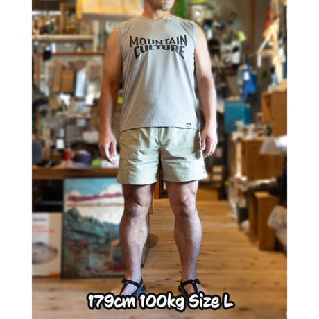 ※サイズ確認用※BRINGｘMOUNTAIN JAM DRYCOTTONY Sleeveless T-shirt-MOUNTAIN CULTURE-