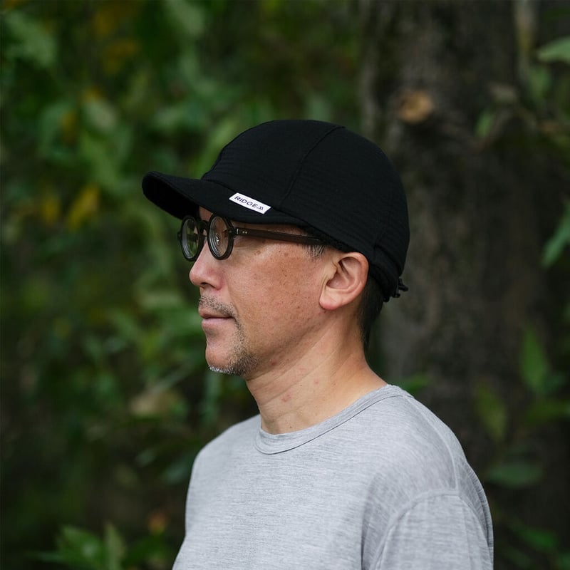 RIDGE MOUNTAIN GEAR】 Grid Merino Earmuff Cap |