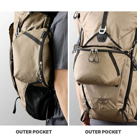 【PaaGo WORKS】パーゴワークス SWITCHシリーズ｜登山用チェストバッグ・ショルダーバッグ｜バックパック拡張ポーチ