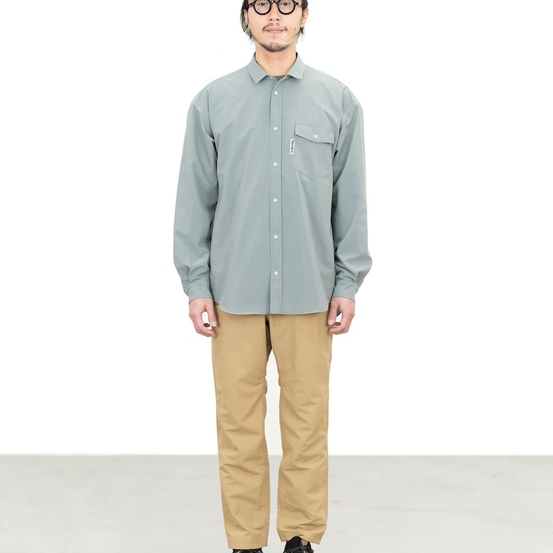 ridge mountain gear 山シャツ　カーキ ridge mountain gear 山シャツ カーキ
