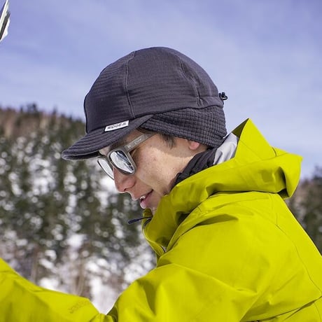 【RIDGE MOUNTAIN GEAR】 Grid Merino Earmuff Cap