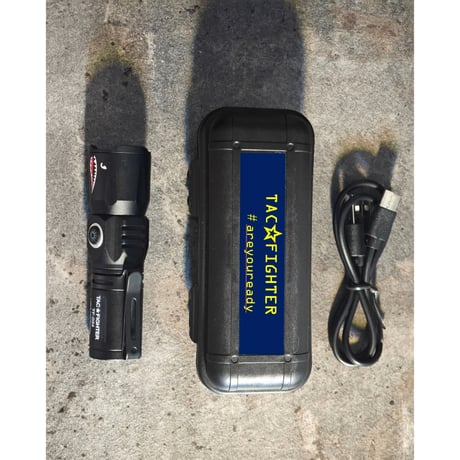 TAC☆FIGHTER Light of Shark LEDライト 900ルーメン USB Type-C充電式 超小型 防水 マグネット付き