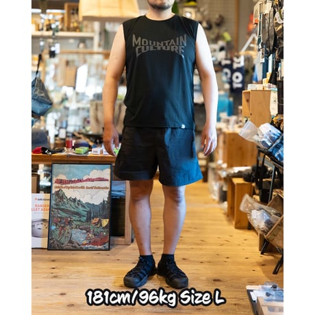 ※サイズ確認用※BRINGｘMOUNTAIN JAM DRYCOTTONY Sleeveless T-shirt-MOUNTAIN CULTURE-