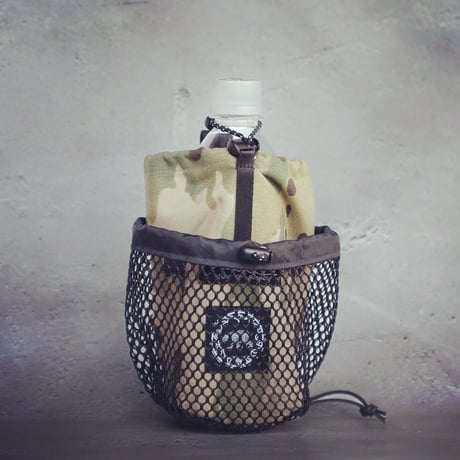 【aruku trail runner】Bottle holder PT Mesh SLIM TYPE:CORDURA500-MultiCam JAM Edition