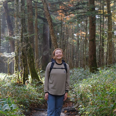 【MOUNTAIN DAISY PRODUCTS】 Hike Border NAGASODE Tee