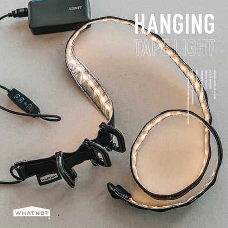【WHATNOT】ハンギングテープライト｜HANGING TAPE LIGHT