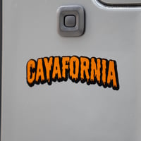 【JAM】Orange×Black⁡　CAYAFORNIA-cutting sticker
