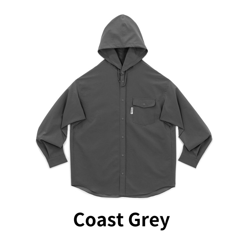RIDGE MOUNTAIN GEAR】Hooded Long Sleeve Shirt |
