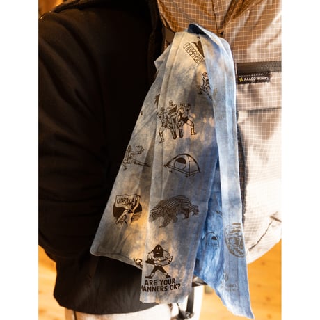 【IST IST xMOUNTAIN JAM】Botanical dye Tenugui