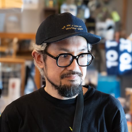 BRING DRYCOTTONY 6-Panel Denim Cap MODEL：WE ARE A LOCAL LOW MOUNTAIN SOCIETY