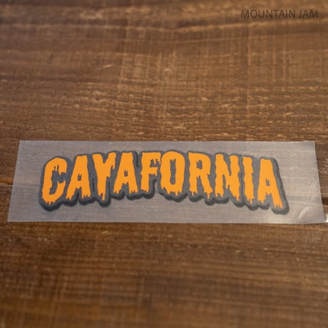 【JAM】Orange×Black⁡　CAYAFORNIA-cutting sticker