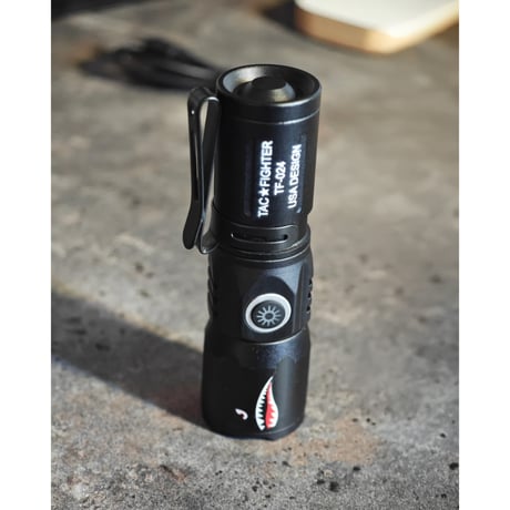 TAC☆FIGHTER Light of Shark LEDライト 900ルーメン USB Type-C充電式 超小型 防水 マグネット付き