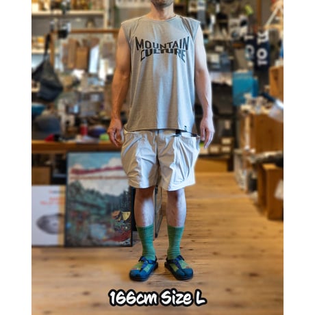 ※サイズ確認用※BRINGｘMOUNTAIN JAM DRYCOTTONY Sleeveless T-shirt-MOUNTAIN CULTURE-