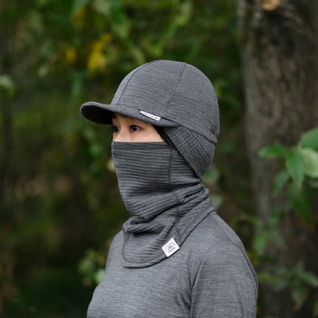 【RIDGE MOUNTAIN GEAR】 Grid Merino Earmuff Cap