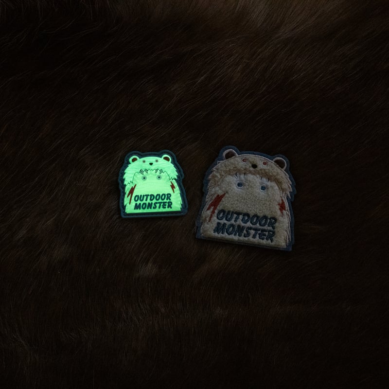 OUTDOOR MONSTER モフモフワッペン ”FANG MAN” TYPE：JACK |