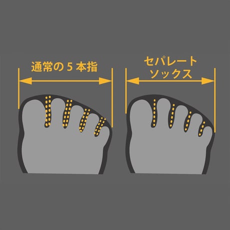 【MIYAGEN】 LW セパレートドライソックス　タビ型　ショート丈
