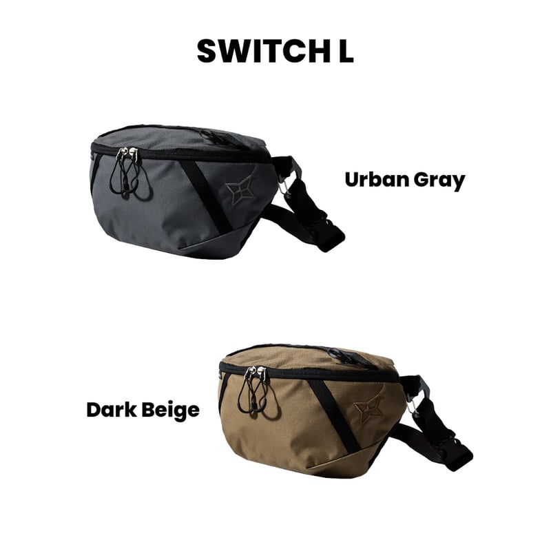 PaaGo WORKS】パーゴワークス SWITCHシリーズ｜登山用チェストバッグ
