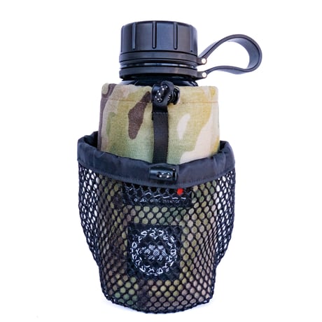 【aruku trail runner】Bottle holder PT Mesh SLIM TYPE:CORDURA500-MultiCam JAM Edition