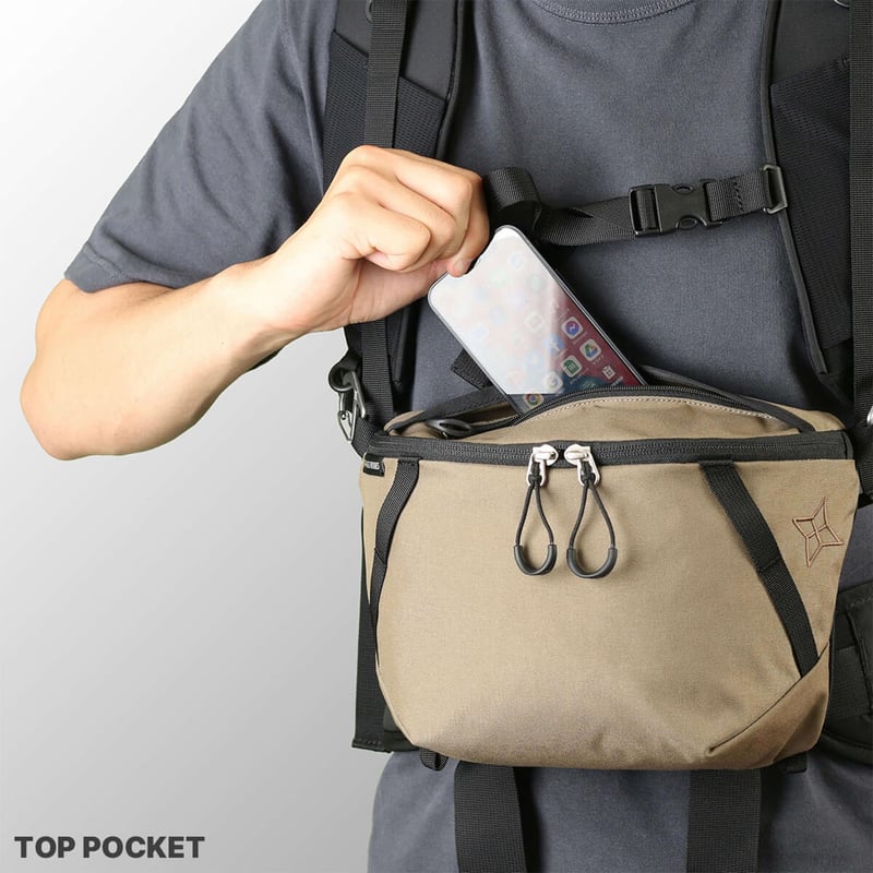 PaaGo WORKS】パーゴワークス SWITCHシリーズ｜登山用チェストバッグ