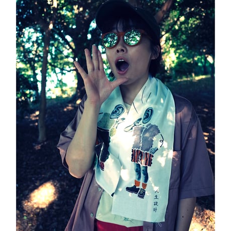 TONARI DESIGNｘCHAORAS®　『てぬぐい - 山彦- 』- 40g -