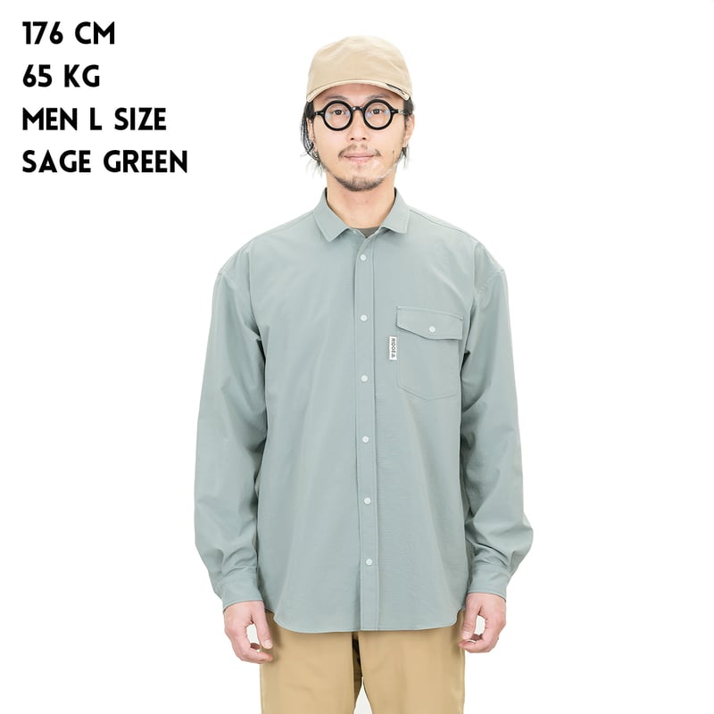 RIDGE MOUNTAIN GEAR】 Basic Long Sleeve Shirt |