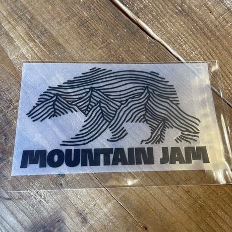 MOUNTAIN JAM カッティングステッカー｜防水・屋外対応・車用