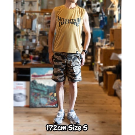 ※サイズ確認用※BRINGｘMOUNTAIN JAM DRYCOTTONY Sleeveless T-shirt-MOUNTAIN CULTURE-