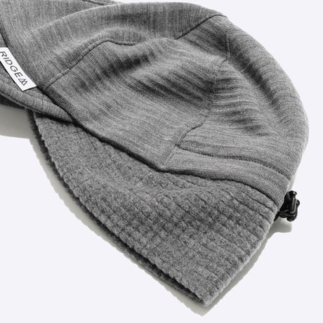 【RIDGE MOUNTAIN GEAR】 Grid Merino Earmuff Cap
