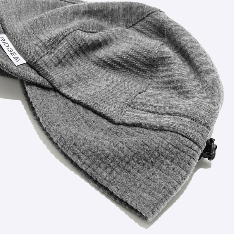 登山用品 RIDGE MOUNTAIN GEAR /Grid Merino Earmuff Grid Merino Earmuff Cap | RIDGE MOUNTAIN GEAR
