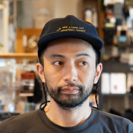 BRING DRYCOTTONY 6-Panel Denim Cap MODEL：WE ARE A LOCAL LOW MOUNTAIN SOCIETY