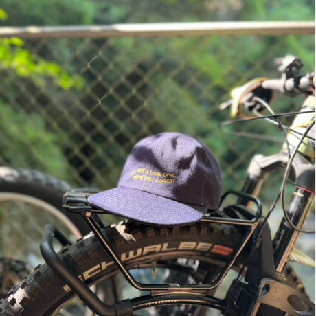 BRING DRYCOTTONY 6-Panel Denim Cap MODEL：WE ARE A LOCAL LOW MOUNTAIN SOCIETY