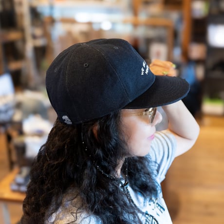 BRING DRYCOTTONY 6-Panel Denim Cap MODEL：WE ARE A LOCAL LOW MOUNTAIN SOCIETY