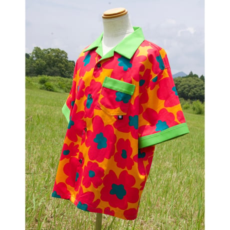 Pink Flower S/S Shirt