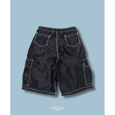 Irregular Stitch Jorts